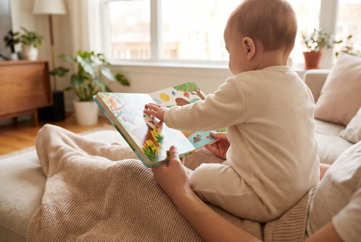 Bebeğinize Kitap Okurken Etkileşim Kurmak: Sesler, Sorular ve Küçük Duraklar